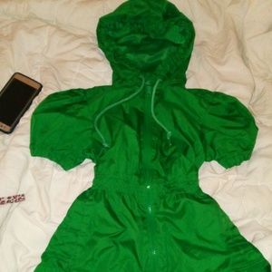 Unisex color windbreaker hoodie